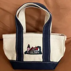 L.L.Bean ミニトートバッグ 灯台刺繍 - メルカリ