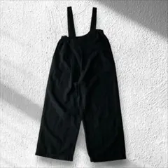 ネストローブ コットンリネンタイプライター 2wayサロペット 水色