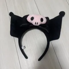 クロミ猫耳カチューシャ ピンクスカル