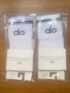 【新品】アローヨガ　ALO Yoga　ラインソックス 靴下 2足セット