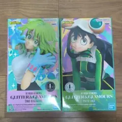 ヒロアカ GLITTER&GLAMOURS 葉隠透 蛙吹梅雨 2体セット