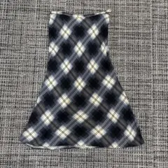 【美品】CELINE チェック柄 フレアスカート ロングスカートのサムネイル