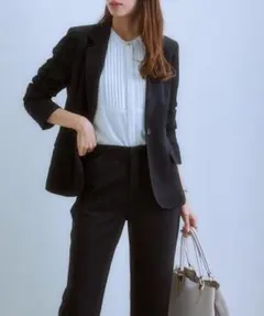 7days Life Styling 洗える　スーツセット　ブラック　L