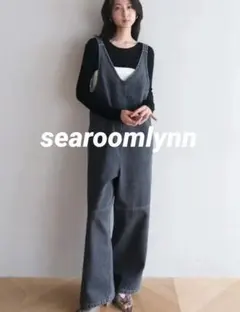 新品 searoomlynn / VフロントDenimサロペット Mサイズ