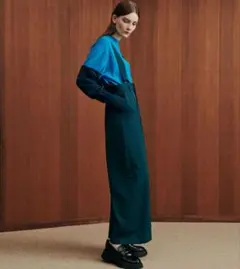 タグ付き✨ルシェルブルー サスペンダー テーラードパンツのサムネイル