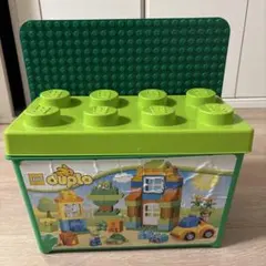 正規品　ボックスにたっぷり　LEGO Duplo ブロックセット　緑のコンテナ