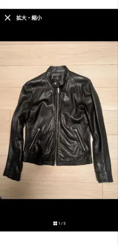 BEAUTY&YOUTH ライダーズジャケット　Мサイズ革ジャン