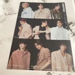 SnowManタペストリー/W 特典クリアファイル