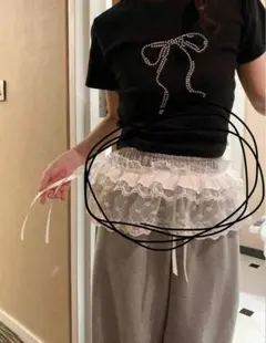 レースティアードフリルスカート レイヤードスカート