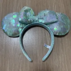 ディズニー ミニーカチューシャ グリーン