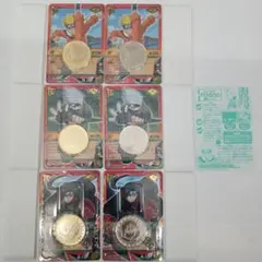 NARUTO ( ナルト )　カード ゲーム　コイン PLUS　金　銀