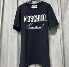 MOSCHINO ブラック Tシャツ　モスキーノ　メンズ　S〜M表記（46）のサムネイル