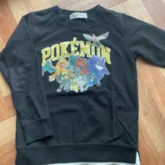 ポケモン 長袖カットソー 黒