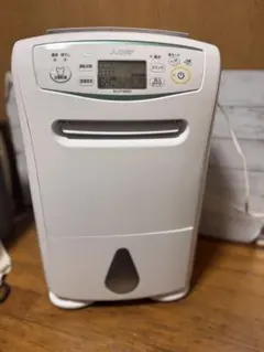 動作品 三菱電機 衣類乾燥 除湿 MJ-180MX W 梅 雨 ホワイト タイマ