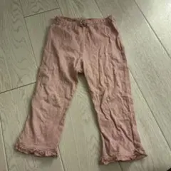 ピンク ハーフパンツ フリル付き