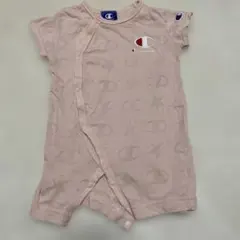 Champion ピンク ロンパース 60-70