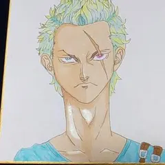 手描きオリジナルイラスト　蛇族　オスカー　【ストーリーブックおまけ付き】