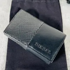 DIESEL ディーゼル 6連キーケース レザー ブラック CALTRANO