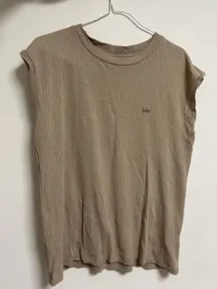 Lee ベージュ ノースリーブ タンクトップ
