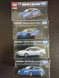 新品未開封 トミカプレミアム スバル 4台セット