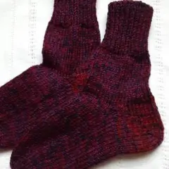 猪谷さんの靴下　wool　100％ 24cm　暖か　厚地