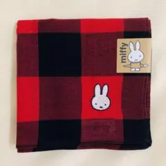 miffy ミッフィー チェック柄 ハンカチ 綿100％ 日本製