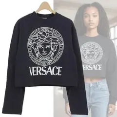 Versace クロップド丈 トレーナー 2026年最新】VERSACE レディース トレーナー・スウェットの人気