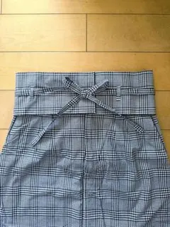 B:MING by BEAMS グレンチェック柄コルセット付きスカートのサムネイル