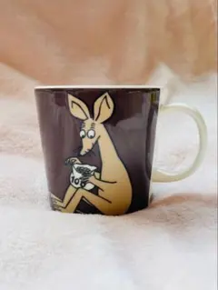 ARABIA アラビア ムーミンマグカップ スニフSNIFFと猫