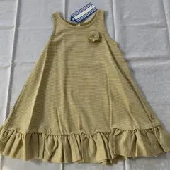 プチバトー　ミラレノースリーブワンピース　24m新品
