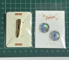 BTS マイク ピンバッジ シール JIMIN ジミン