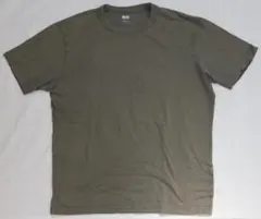 ユニクロ UNIQLO U クルーネックTシャツ オリーブ Lサイズ