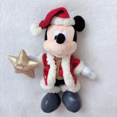 【ディズニー】ミッキーマウス ミッキー クリスマス 2022 ぬいぐるみバッジ