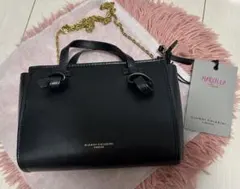 ジャンニキアリーニ　マルチェッラ　チェーン　ショルダーバッグ 黒