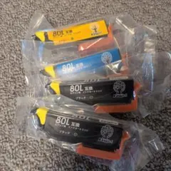 Kingjet 80L 互換インクカートリッジ エプソン用 4本セット