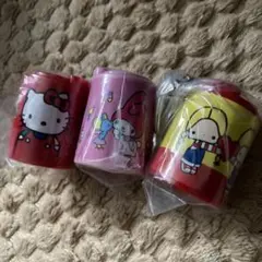 サンリオコインシリンダー　3点セット　キティ　マイメロ　パティジミー