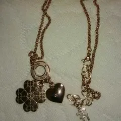 フォリフォリネックレス(ピンクゴールド)