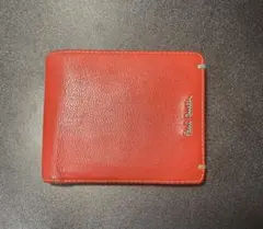 Paul Smith レザー 二つ折り財布 レッド