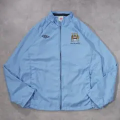 アンブロ マンチェスターシティ ジャケット サッカー 2XL 青 18263