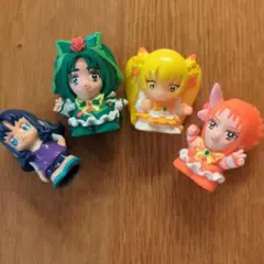 プリキュア 指人形 すくい人形4体セット ハートキャッチえりかキュアサンシャイン