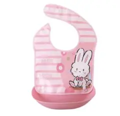 早い者勝ち2点セット　ベビー エプロン ヨダレ お食事 子供用 汚れ拭き