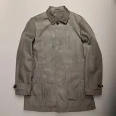 ZARA MAN グレー ステンカラーコート スプリングコート　レイン　Mサイズのサムネイル