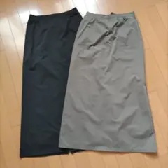 UNIQLO エアリズム ロングスカート M 　2枚セット
