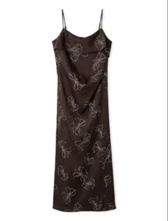 FRAY I.Dフレイアイディ⭐︎今期ドレープサテンキャミソールワンピース　新品