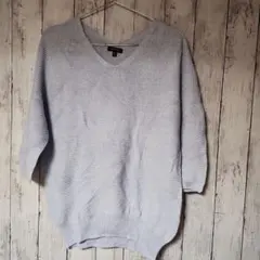 インディヴィ　 半袖ニット　A-2