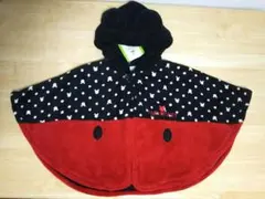 ☆新品☆ ベビーポンチョ 60～70 サイズ ミッキー ディズニー ミッキー耳