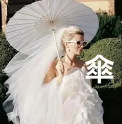 結婚式　ブライズメイド　傘　ウエディング　ホワイト　白　七五三　１本