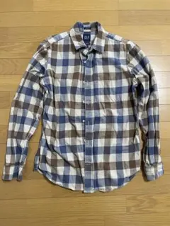 GAP チェック柄ネルシャツ XS