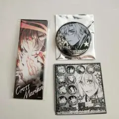 D.gray-man 白銀缶バッジ 絵札 クロス・マリアン