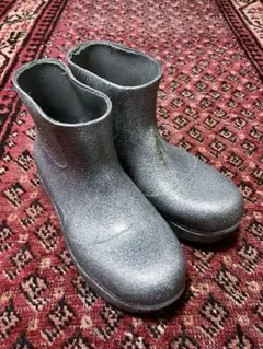 【極美品】ボッテガヴェネタ　ラバー　レインブーツ　シルバー　パドル　靴 BOTTEGA VENETA（ボッテガ・ヴェネタ） ブーツ THE PUDDLE BOOTS